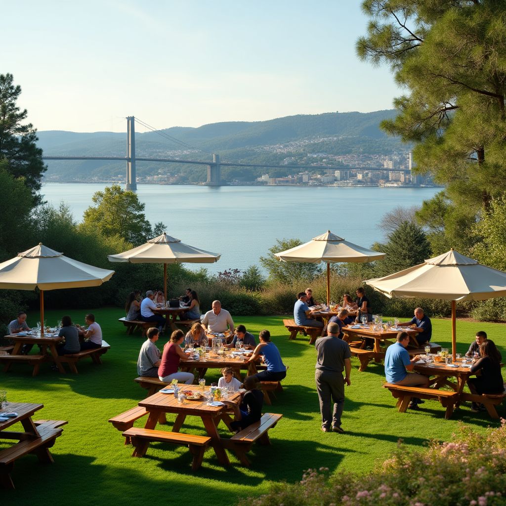 Corporate team building picnic