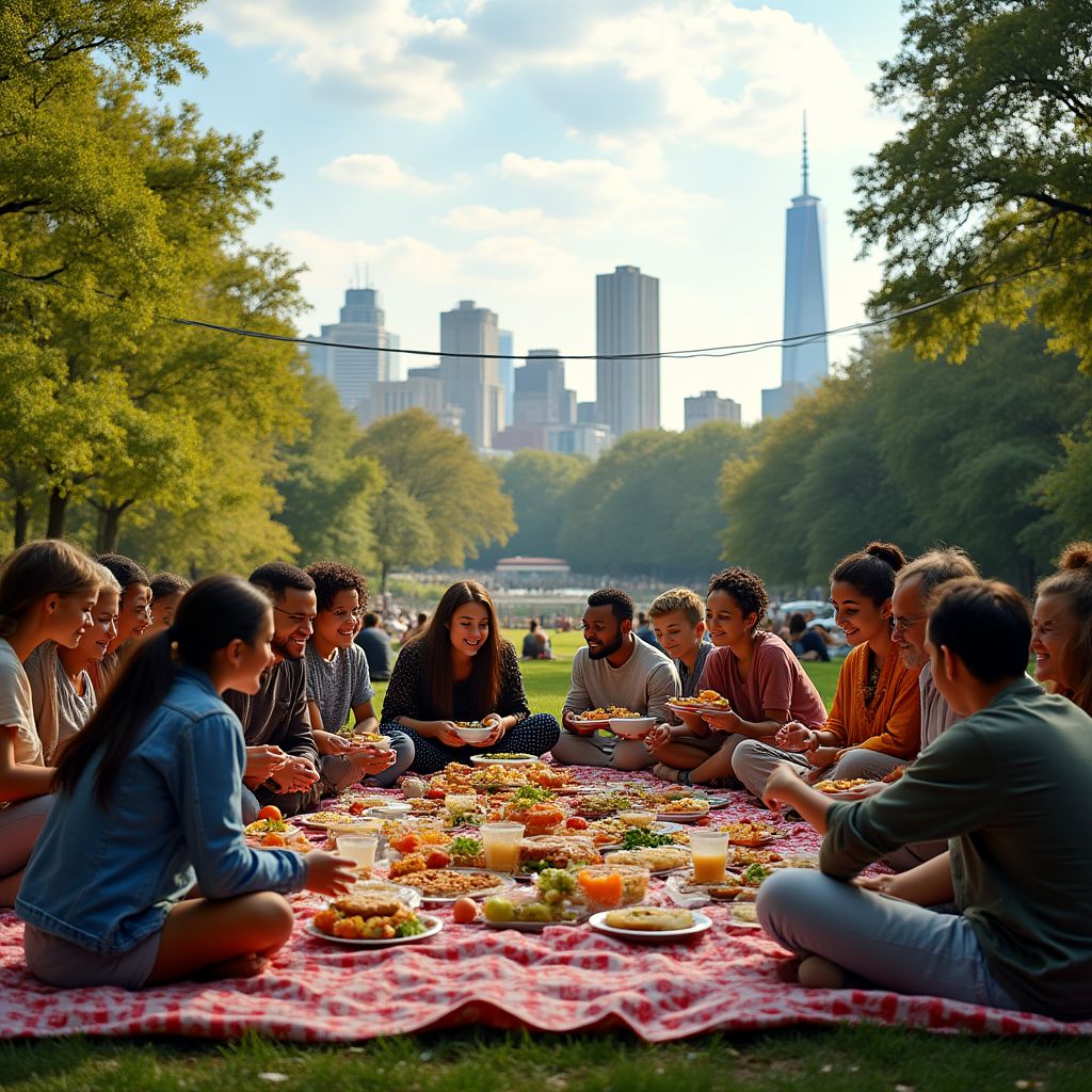 Community picnic event