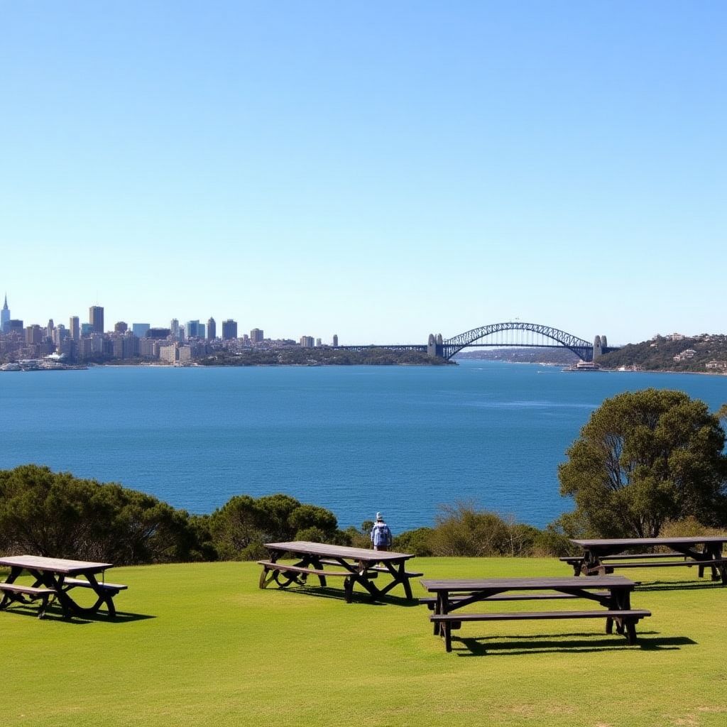 Bradley's Head view of Sydney Harbour