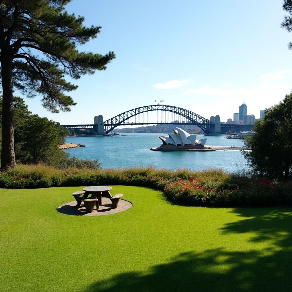 Royal Botanic Gardens picnic lawn